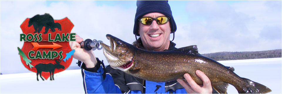 Ice Fishing for Trout, Whitefish in Maine