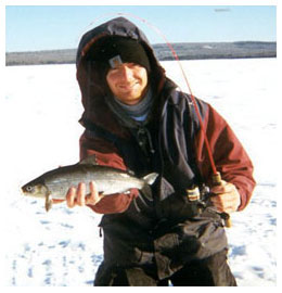 Maine lake fishing at Ross Lake Camps Togue, Whitefish, Lake Trout