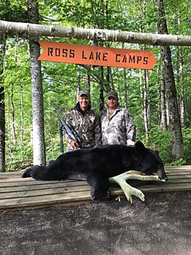 maine bear hunting with bow