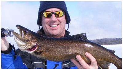 Ice fishing in Maine - Guided ice fishing trips guarantee