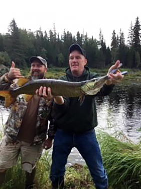 Muskie fishing in Northern Maine at Ross Lake Camps