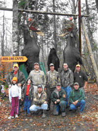 2006 Maine moose hunting season at Ross Lake Camps was a complete success